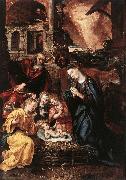 VOS, Marten de Nativity  ery oil painting artist
